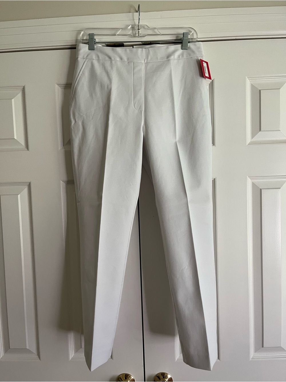 SPANX NWT!! White Tailored Straight-Leg Pants